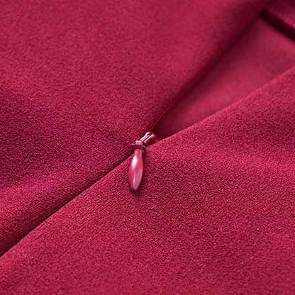 Women's Wine red Sleeveless Bridesmaid Dress Evening Maxi Dress