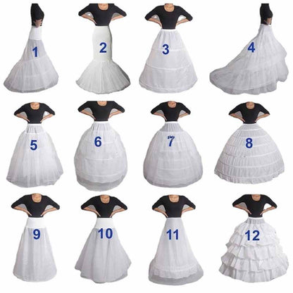 White bridal crinoline petticoat 