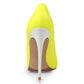 Women's High Heels Slip On Pumps Pointy Toe Stilettos