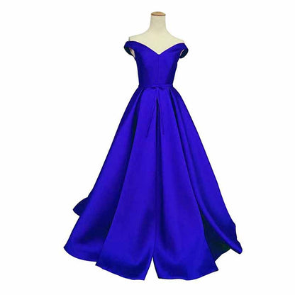 Wedding Dress Off Shoulder Long Formal Party Dress Evening Gown