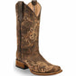 Women's Classic Pointed Toe Embroidered Western Rodeo Cowboy Boots