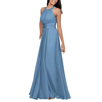 Women Chiffon Bridesmaid Dresses Long Formal Party Dress for Special Occasion