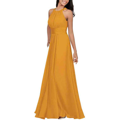 Women Chiffon Bridesmaid Dresses Long Formal Party Dress for Special Occasion