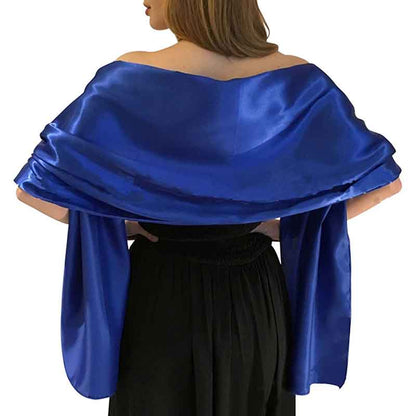 Satin Shawls for Evening Dresses Bridal Party Special Occasion