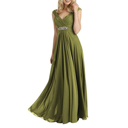 Womens Chiffon Bridesmaid Dress Ball Gown Wedding Evening Dresses