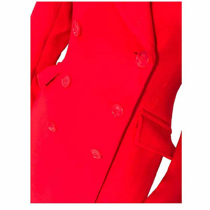 Womens Long Winter Coats Outfits Woolen Coatdress for Wedding Guests Bride Wind-breaker