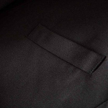 Women's Black Luxury Fitted Double Breasted Blazer with Lion Buttons - SLIM FIT