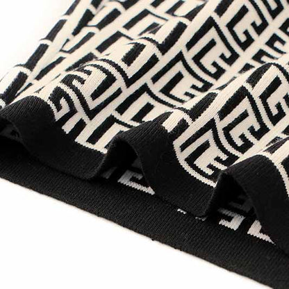 Women's Luxury Wool Blend Kintwear Bodycon Stretch Sweater Mini Dresses