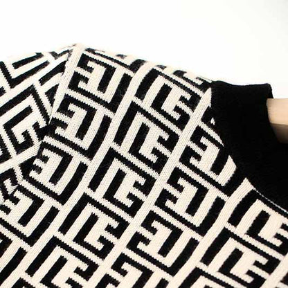 Women's Luxury Wool Blend Kintwear Bodycon Stretch Sweater Mini Dresses