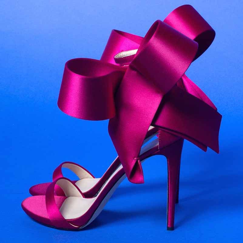 Ladies Bridal Shoes Satin Ribbon Bridal Shoes Bow Pumps wedding Sandals