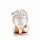 Women Pointed Toe Wedding Shoes Bridal Prince Rhinestone Shoes