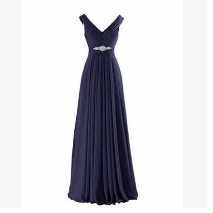 Custom Formal Dress Chiffon Bridesmaid Dress Long Maxi Dresses