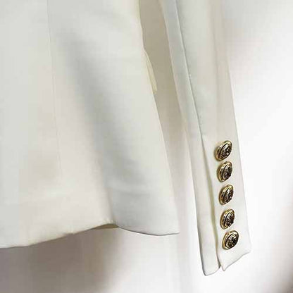 Womens Coat Long Sleeves Blazer Jackets Double Breasted Coat