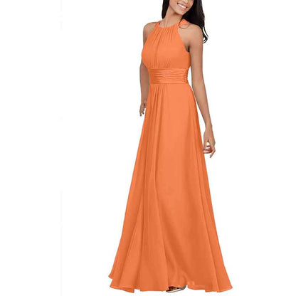 Women Chiffon Bridesmaid Dresses Long Formal Party Dress for Special Occasion