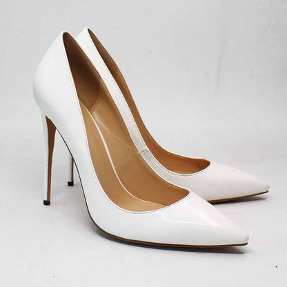 Women's Sexy Pointed Toe Slip on Pumps Handmade Stiletto High Heels