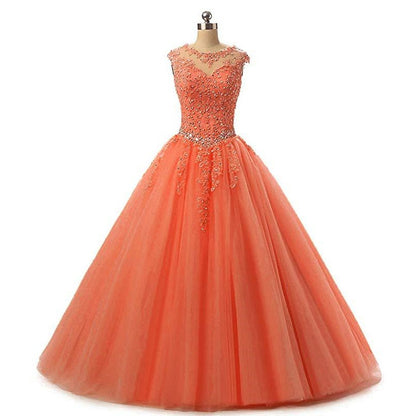 sd-hk Women Prom Gowns Sleeveless Lace Wedding Dress