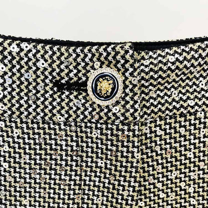 Women's Suit Trousers With Check Pattern Fashion Two PIeces Pansuits