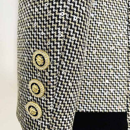 Women's Suit Trousers With Check Pattern Fashion Two PIeces Pansuits