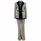 Women's Suit Trousers With Check Pattern Fashion Two PIeces Pansuits