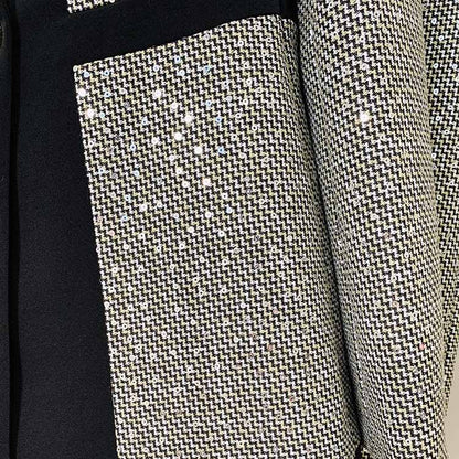 Women's Suit Trousers With Check Pattern Fashion Two PIeces Pansuits