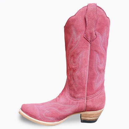 Women Cowboy Western Boots Yellow | Pink | Orange