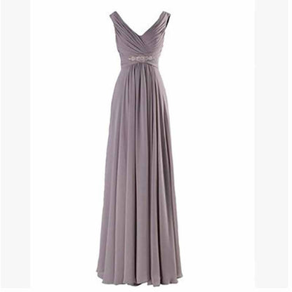 Custom Formal Dress Chiffon Bridesmaid Dress Long Maxi Dresses