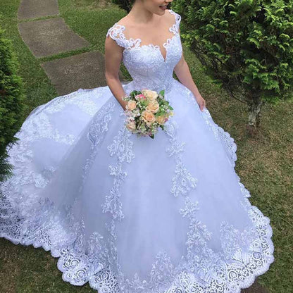 Wedding Dresses for Bride Sleeveless Lace Boho Bridal Gowns for Women