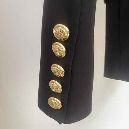 Womens Coat Long Sleeves Blazer Jackets Double Breasted Coat