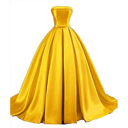 sd-hk Women Off Shoulder Prom Gowns Floor Length Wedding Dress