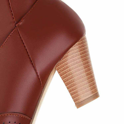 Mid Calf Western Boots Fashion Pointed Toe Pull On Cowgirl Boot