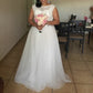 sd-hk Elegant Wedding Dresses A-line Tulle Bridal Gown Ball Gowns for Womens