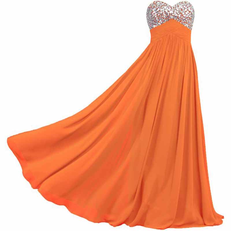 Sequin Top Chiffon Bottom Strapless Bridesmaid Dress 100 Colors Available