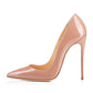 Women Patent Leather Pumps Heels Stiletto 12 Cm High Heels Party Shoes