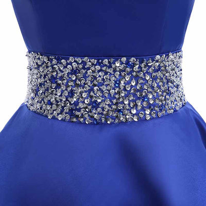 Women's Short Homecoming Dresses Mini Satin Prom Dress