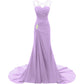 Elegant lilac maxi dress with bead-embellished straps, perfect for evening long dresses for weddings
