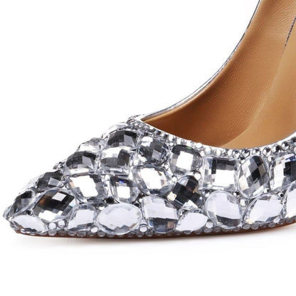 Tucomosi Sea Horse Heel Pointed Toe Wedding Shoes