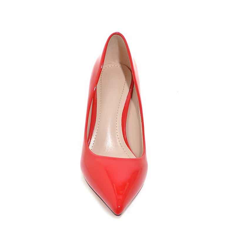 Women Basic Stilettos Low Heels Pointed Toe Pumps 6cm