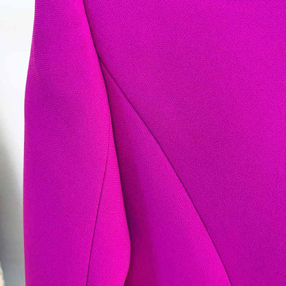 Women's Magenta Pantsuit Blazer+Long Pants Wedding Pantsuit for women