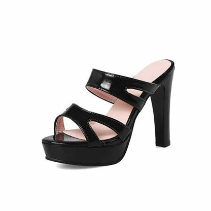 Women's Shoes Slip on Wedge Sandals Heels Platform Heels