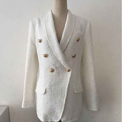 Women's coats & jackets White Long Sleeves Blazer Jackets