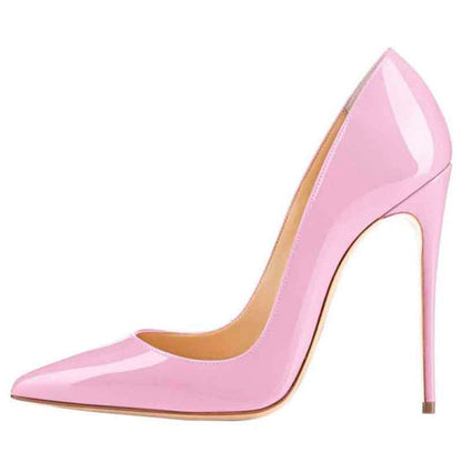 Women Pumps Colored Wedding Shoes Solid Color Point Toe Stiletto