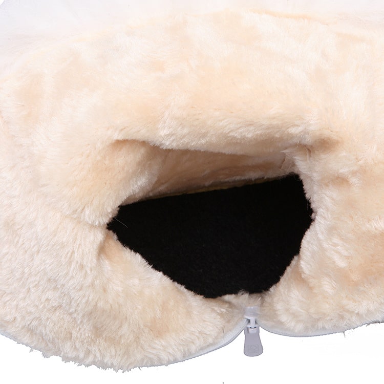 Cozy interior of fur lined waterproof boots for girls showcasing soft lining for warmth and comfort