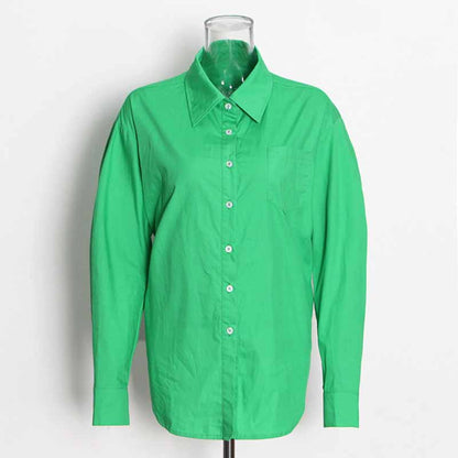 Women's Green Loose Shirt