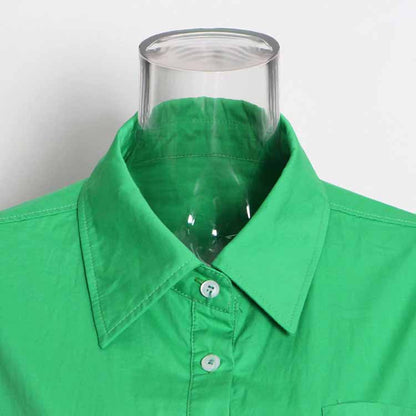 Women's Green Loose Shirt