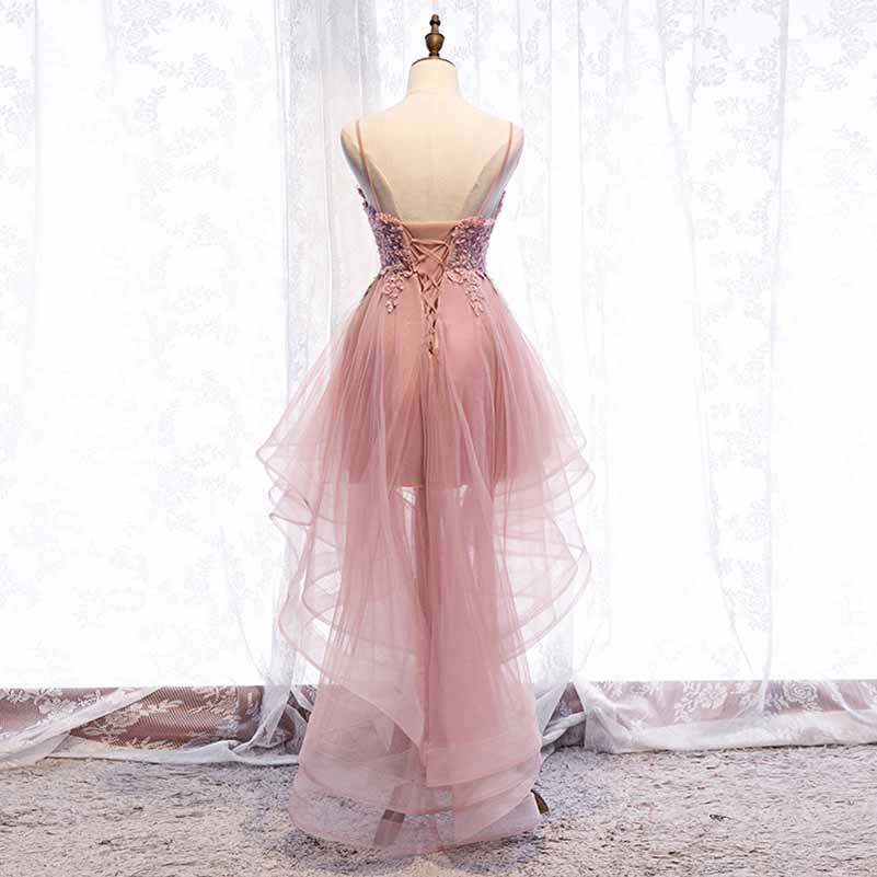 Women's Tulle Hi-Low Off the Shoulder Prom Dresses Evening Homecoming Cocktail Gowns