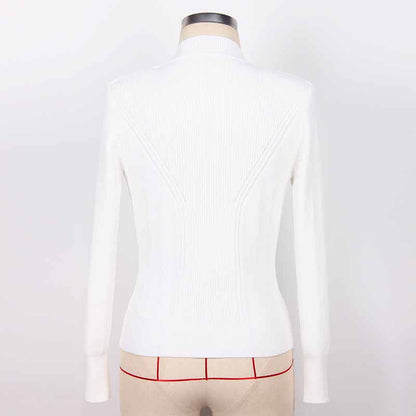 Women's Soft Knitted Jacket Crop Top Cardigan Sweater