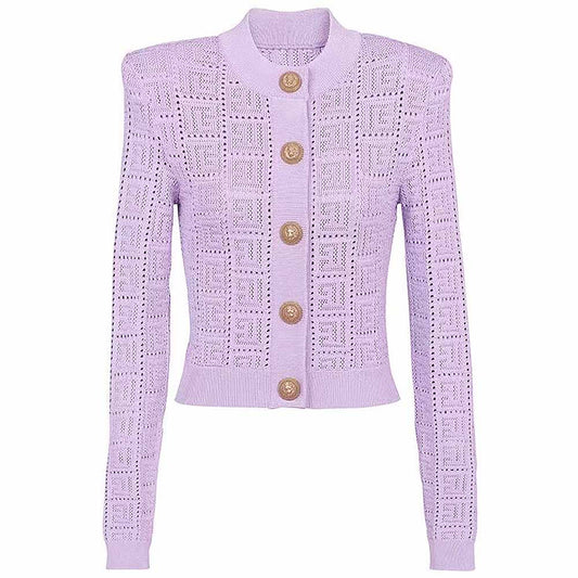 Women's Cropped Cardigan Sweater Soft Knitted Jacket Crop Top