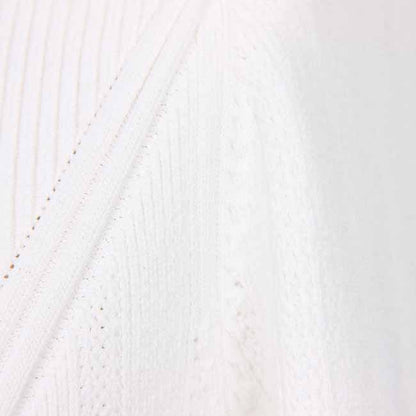 Women's Soft Knitted Jacket Crop Top Cardigan Sweater