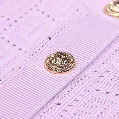 Women's Cropped Cardigan Sweater Soft Knitted Jacket Crop Top