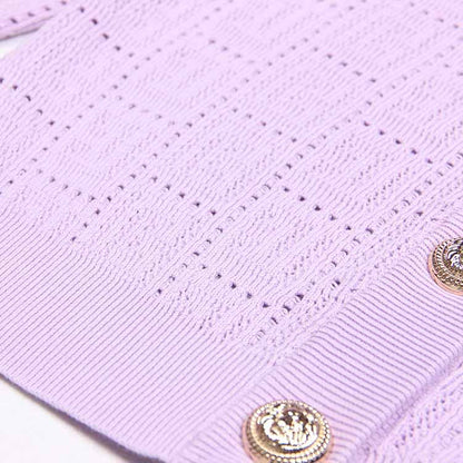 Women's Cropped Cardigan Sweater Soft Knitted Jacket Crop Top